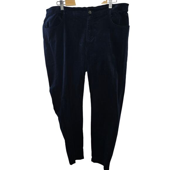 J. Jill Pants - J. Jill Corduroy Navy Blue Pants Size 16